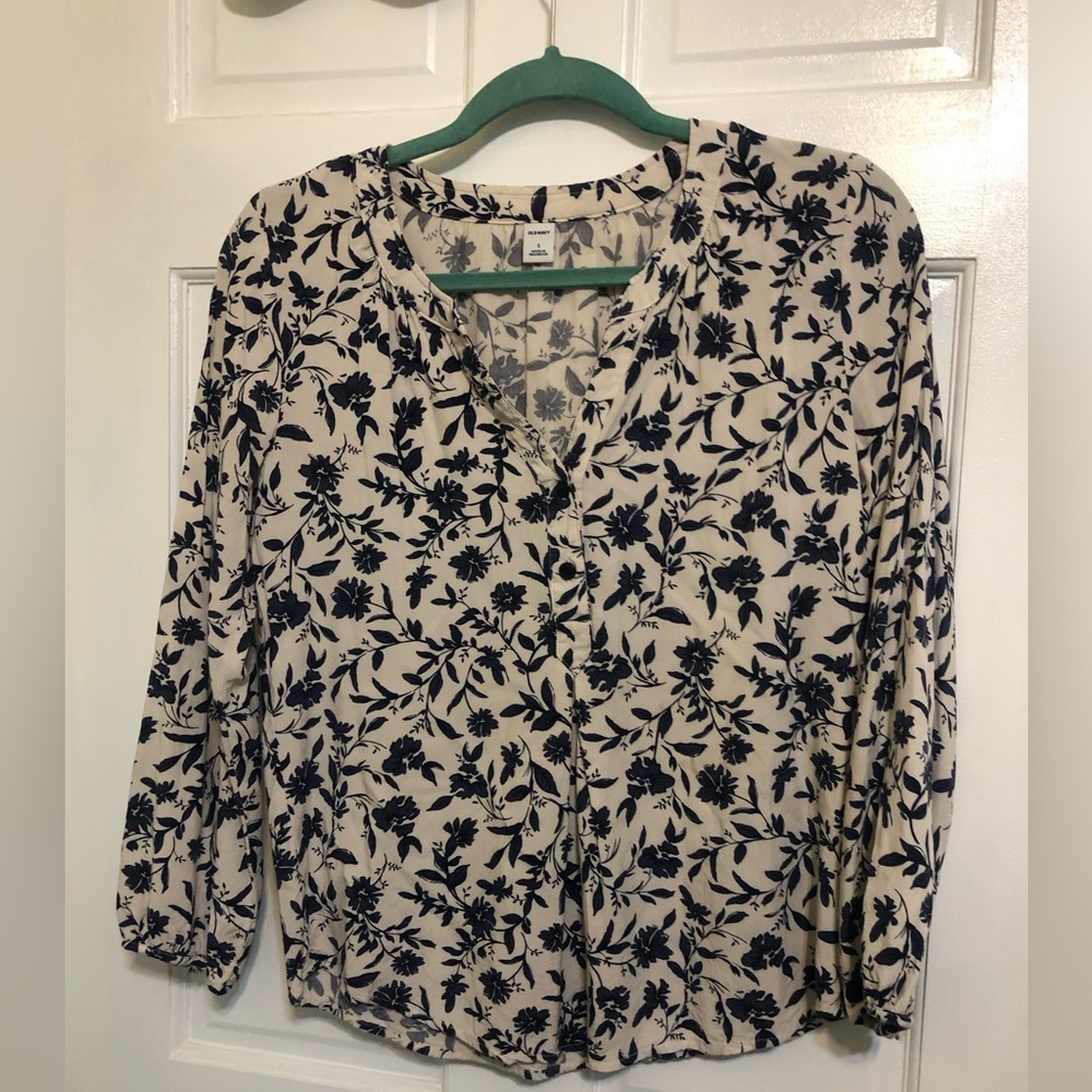 Old Navy Floral Print Women's Top